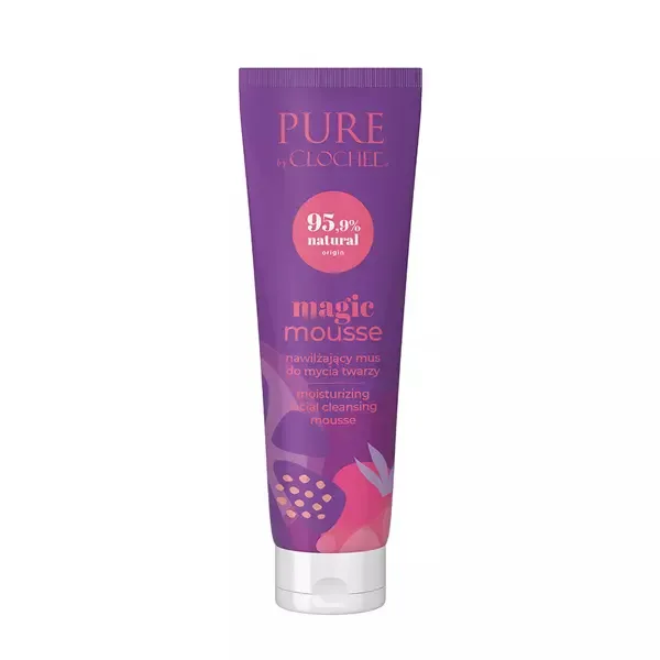 Мусс для умывания Clochee PURE MAGIC MOUSSE увлажняющий, с экстрактами ягод, для ежедневного очищения, 90 мл