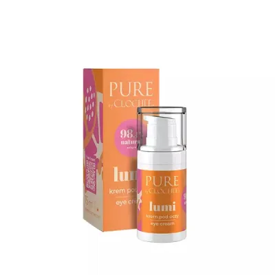 Крем для кожи вокруг глаз Clochee PURE LUMI осветляющий, со слюдой и гранатом, 15 мл