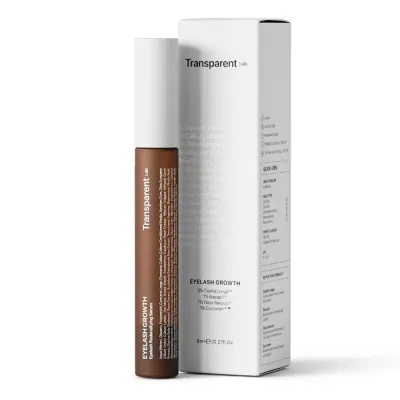 Сыворотка для ресниц Transparent Lab Eyelash Growth Serum веганская формула, растительные пептиды, 8 мл