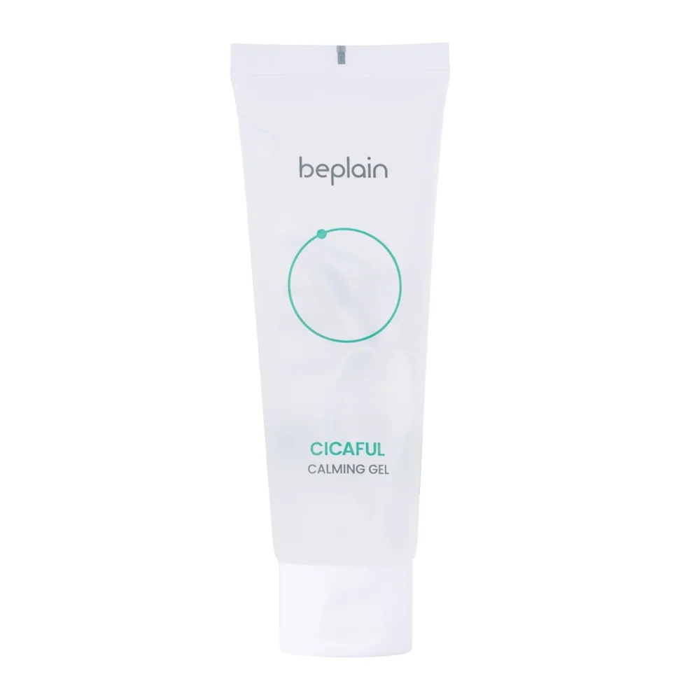 Гель для лица Beplain Cicaful Calming Gel успокаивающий охлаждающий с центеллой азиатской, для чувствительной кожи, 80 мл