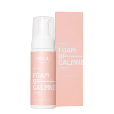 Пенка для умывания Veoli Botanica Foam of Calmness успокаивающая с церамидами, для чувствительной кожи, 150 мл