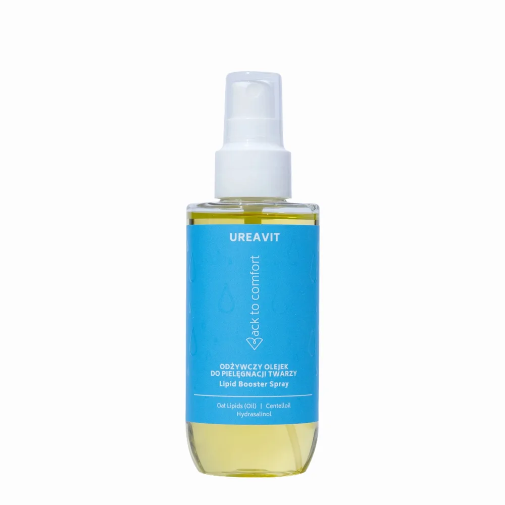 Масло для лица Back to comfort UREAVIT Lipid Booster питательное, с центеллой и маслом овса, для сверхчувствительной кожи, 150 мл