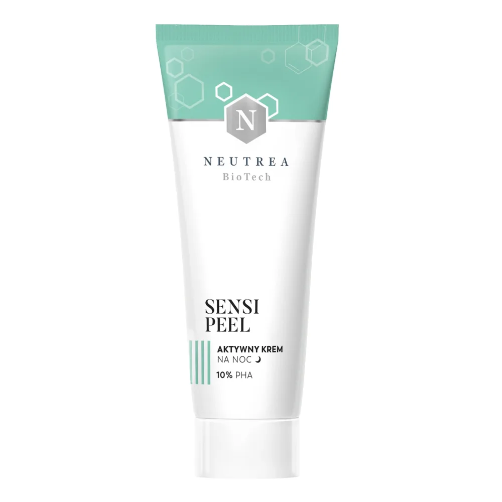 Крем для лица ночной NEUTREA BioTech SENSI PEEL отшелушивающий с 10% PHA, для чувствительной кожи с куперозом, 75 мл