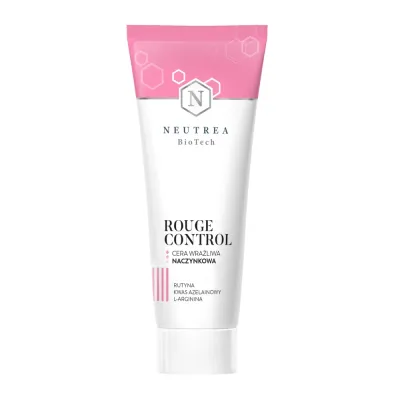 Крем для лица NEUTREA BioTech Rouge Control успокаивающий, для кожи с покраснениями, с рутином и азелаиновой кислотой, 75 мл