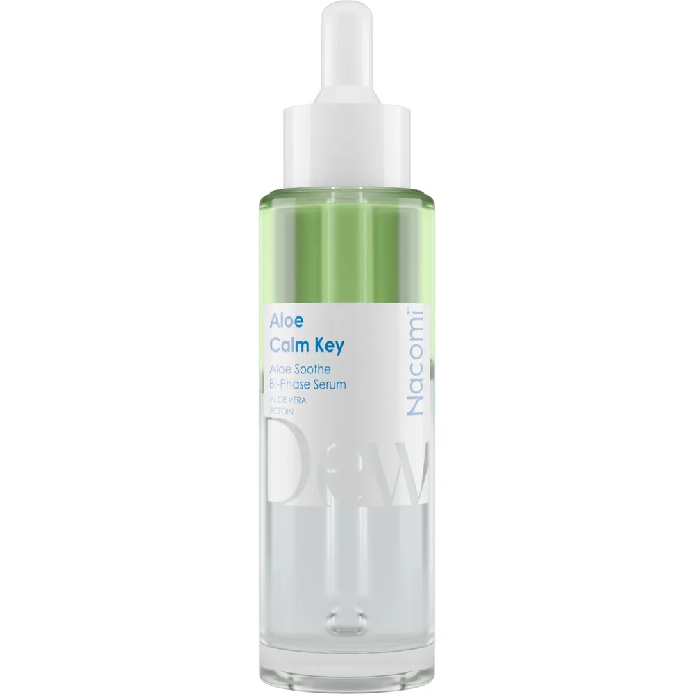 Сыворотка для лица Nacomi Aloe Calm Key Hydration двухфазная с алоэ и эктоином, увлажняющая успокаивающая, 40 мл