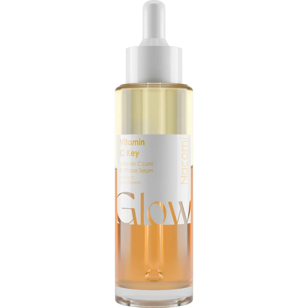 Сыворотка для лица Nacomi Vitamin C Key Radiance двухфазная с витамином C и куркумой, для сияния и ровного тона, 40 мл