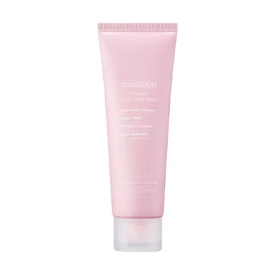 Маска-плёнка для лица mixsoon Collagen Glass Skin Mask с коллагеном и пептидами, увлажняющая, для сияния, 80 мл