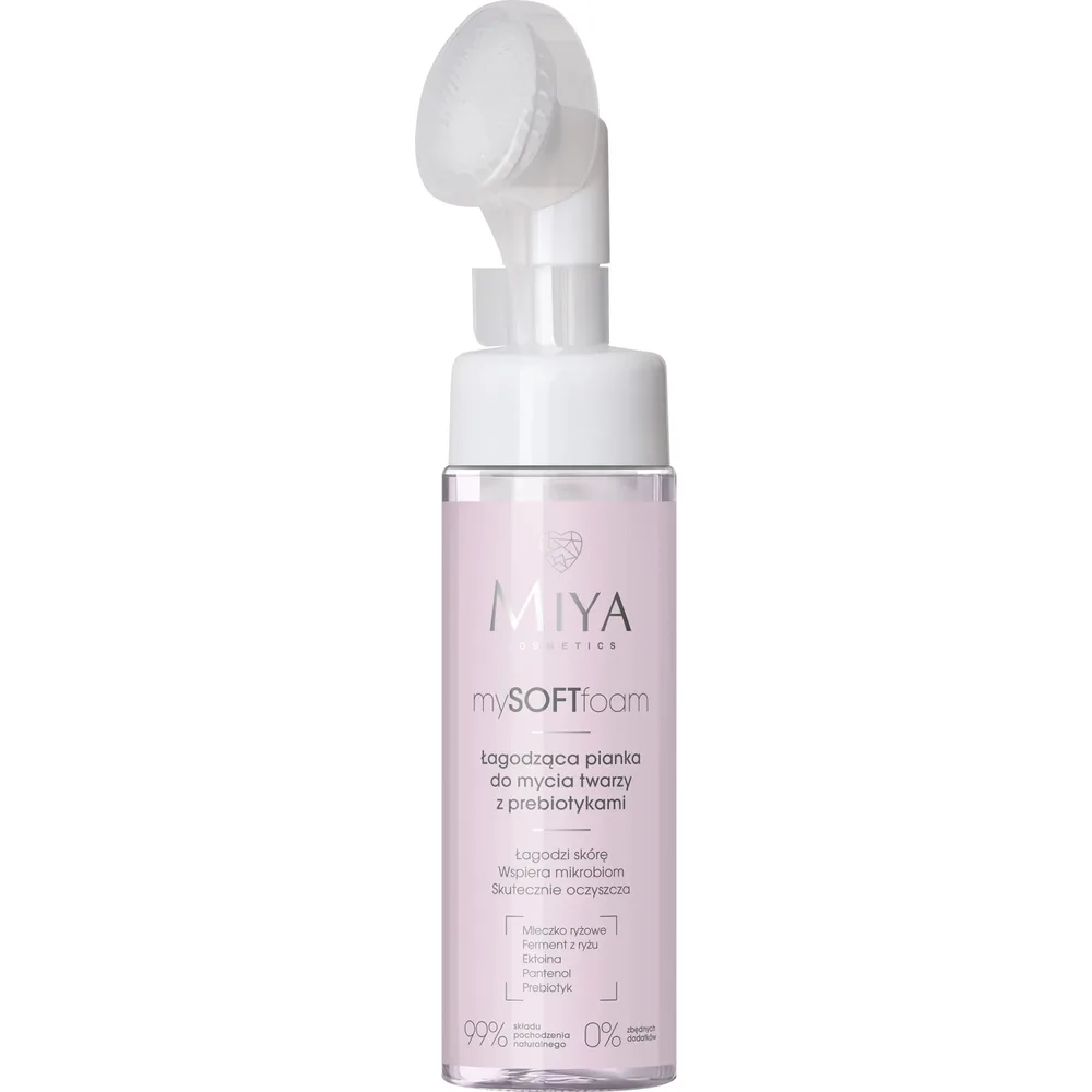 Пенка для умывания Miya mySOFTfoam успокаивающая, с пребиотиками и эктоином, для чувствительной кожи, 150 мл