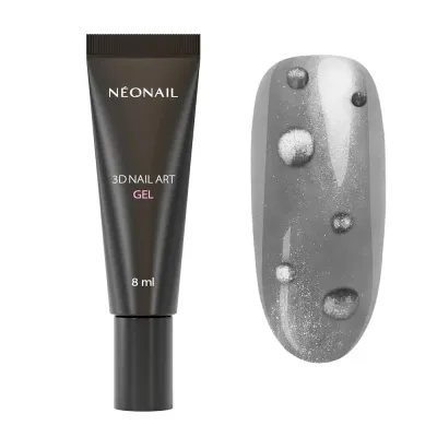 Гель для дизайна ногтей NEONAIL 3D Nail Art Gel in Tube прозрачный, густой, для LED/UV лампы, 8 мл