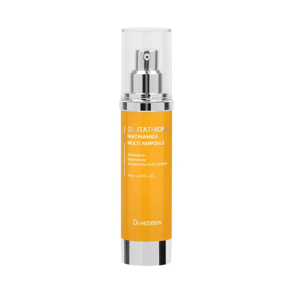 Сыворотка-ампула для лица Dr.HEDISON Glutathione Niacinamide Multi-Ampoules с глутатионом и ниацинамидом, для ровного тона, 50 мл