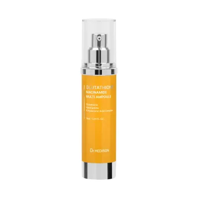 Сыворотка-ампула для лица Dr.HEDISON Glutathione Niacinamide Multi-Ampoules с глутатионом и ниацинамидом, для ровного тона, 50 мл