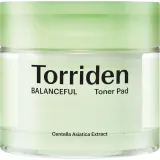 Диски для лица Torriden Balanceful Cica Toner Pad с центеллой и PHA-кислотами, тонизирующие успокаивающие, 50 мл — фото 1