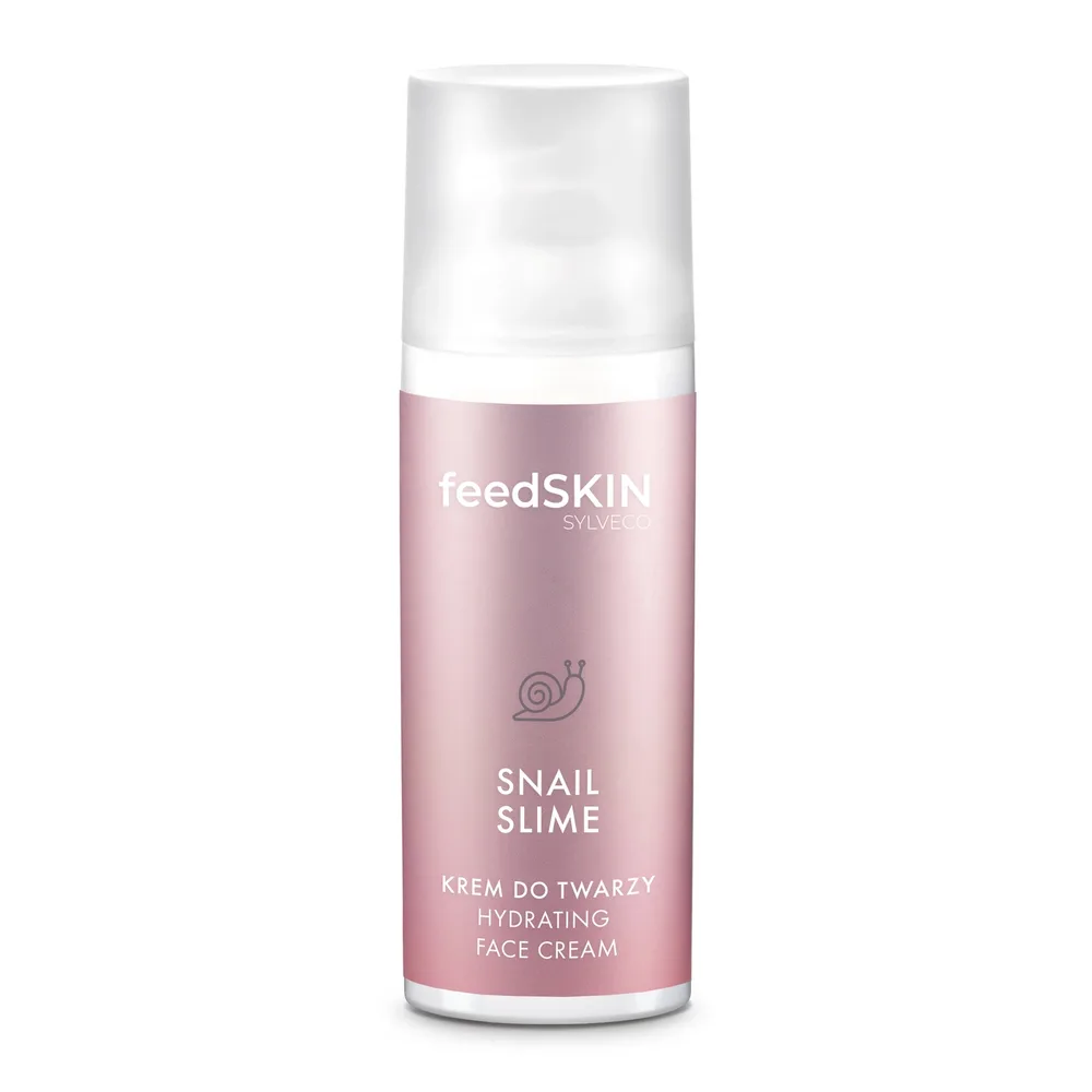 Крем для лица Sylveco FEEDSKIN Snail Mucin с муцином улитки и аминокислотами, увлажняющий восстанавливающий, 50 мл