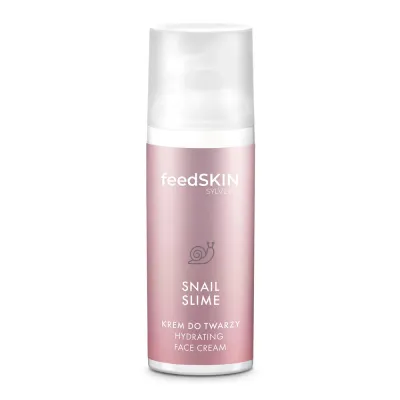 Крем для лица Sylveco FEEDSKIN Snail Mucin с муцином улитки и аминокислотами, увлажняющий восстанавливающий, 50 мл