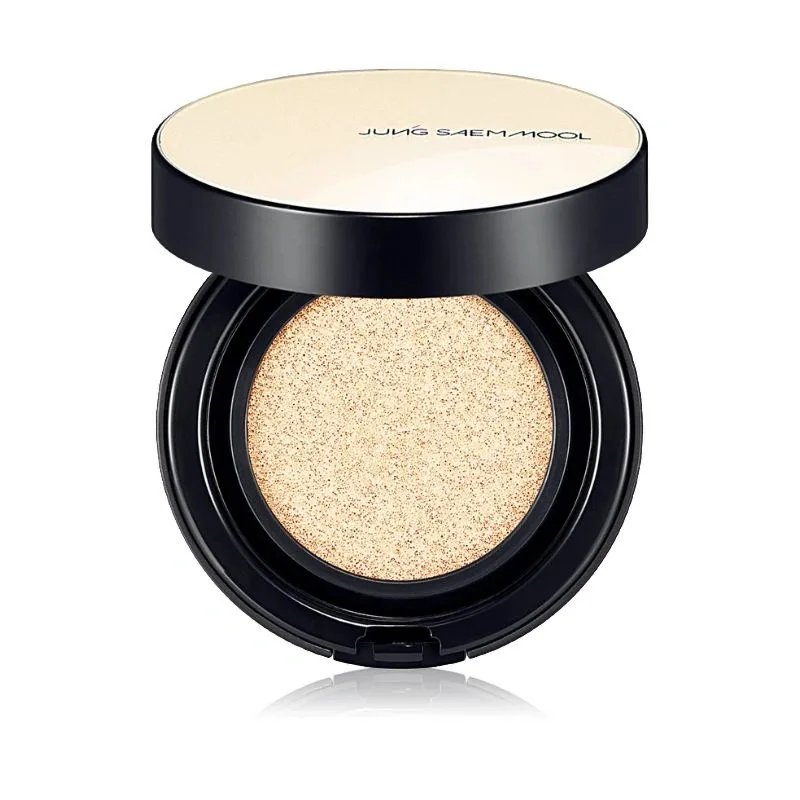 Тональный кушон JUNG SAEM MOOL E.Skin Nuder Cushion Fair Pink SPF 50+, сияющий финиш, розовый подтон, 14 г