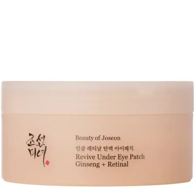 Патчи под глаза Beauty of Joseon Revive Under Eye Patch гидрогелевые, с женьшенем и ретиналем, 60 шт
