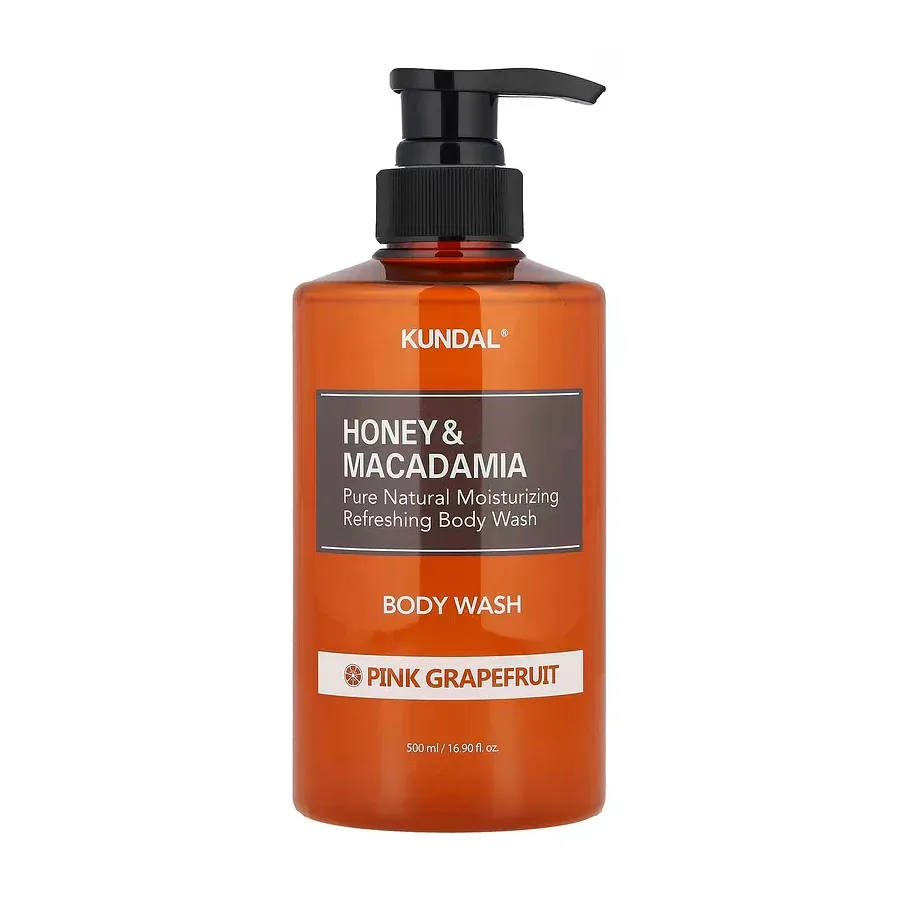 Гель для душа KUNDAL Honey & Macadamia Pink Grapefruit увлажняющий с мёдом 500 мл