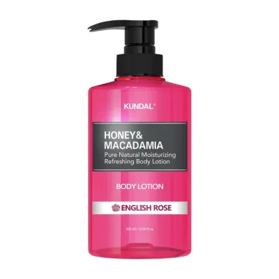 Молочко для тела KUNDAL Honey & Macadamia English Rose питательное увлажняющее 500 мл