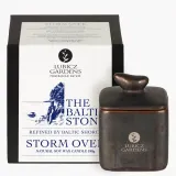Свеча ароматическая Lubicz Gardens Baltic Stone Storm Over квадратная, деревянный фитиль, зелёные ноты, кардамон и уд, около 28 часов, 180 г — фото 1