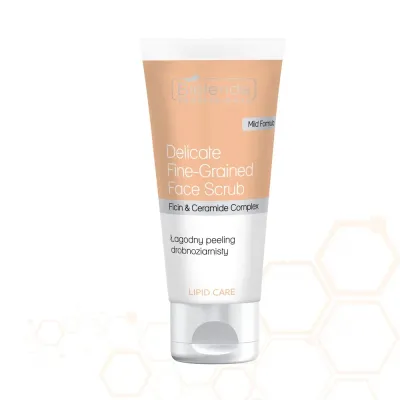 Пилинг для лица Bielenda Professional Lipid Care кремовый мелкозернистый с фицином и церамидами, деликатный, 150 мл