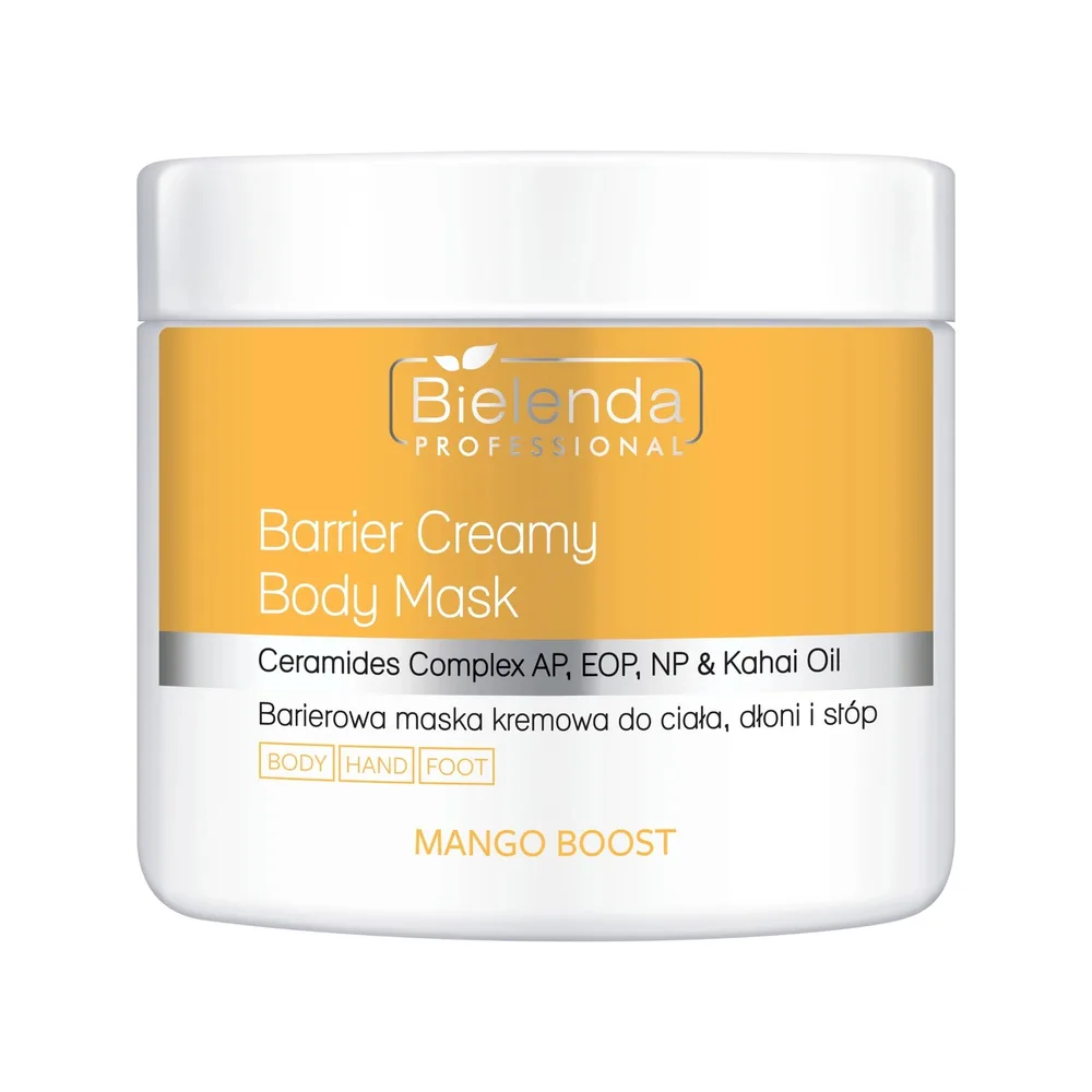 Маска для тела Bielenda Professional Mango Boost барьерная кремовая для тела, рук и ног, 600 г