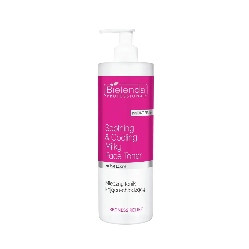 Тоник для лица Bielenda Professional Redness Relief успокаивающий охлаждающий с эктоином и конским каштаном, 500 мл