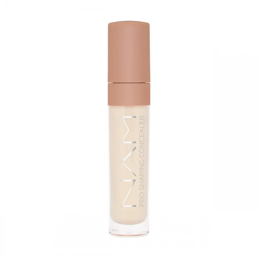 Консилер для лица NAM Pro Shaping Concealer 1 веганский, плотное покрытие, точный аппликатор, 6 мл