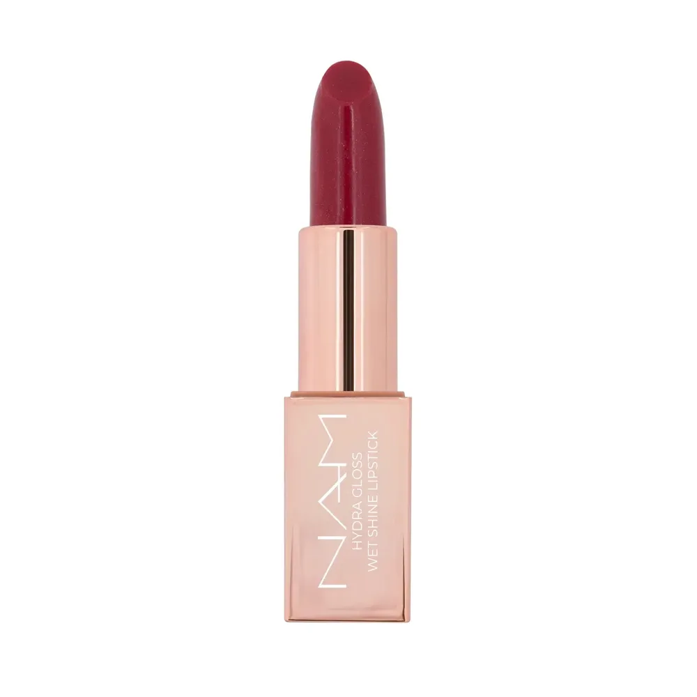 Помада для губ NAM Hydra Gloss Wet Shine Lipstick оттенок 3 веганская, зеркальный блеск, кремовая, 45 г