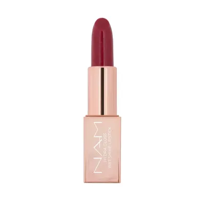 Помада для губ NAM Hydra Gloss Wet Shine Lipstick оттенок 3 веганская, зеркальный блеск, кремовая, 45 г