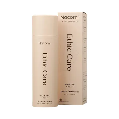 Крем для лица Nacomi Ethic Care Bio-Sync Cream увлажняющий питательный с маслами и ферментами, для сухой кожи, 50 мл