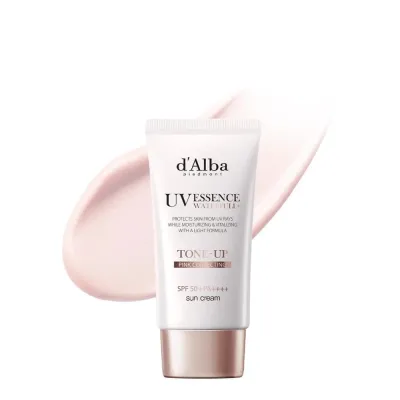 Крем для лица солнцезащитный d'Alba Waterfull Tone-Up Sun Cream SPF50+ PA++++ тонирующий с эффектом сияния, 50 мл