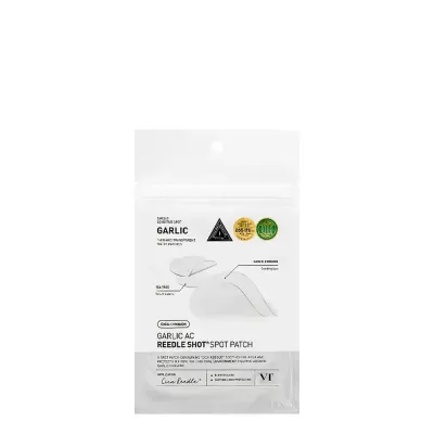 Патчи для лица VT Cosmetics Garlic AC Reedle Shot Spot Patch точечные от несовершенств с микроиглами, 48 шт