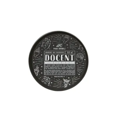 Бальзам для бороды Pan Drwal Docent матовый увлажняющий, уход за кожей лица, 60 мл