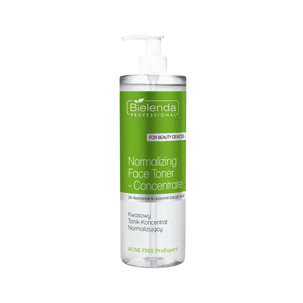 Тоник для лица Bielenda Professional Acne Free ProExpert кислотный нормализующий концентрат, для проблемной кожи, 500 мл