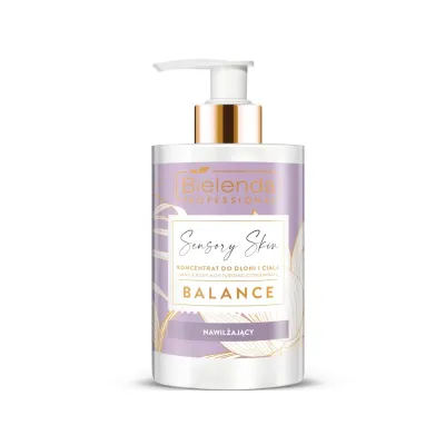 Крем для рук и тела Bielenda Professional Sensory Skin Balance увлажняющий, флакон с помпой, 300 мл
