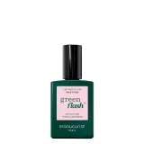 Лак для ногтей Manucurist Green Flash полупостоянный LED-покрытие, молочно-розовый, оттенок Milky pink, 15 мл — фото 1