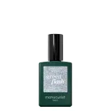 Лак для ногтей Manucurist Green Flash Mermaid полуперманентный, LED-полимеризация, серебристый голографический, 15 мл — фото 1