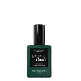Лак для ногтей Manucurist Green Flash Sparks полуперманентный, LED-полимеризация, чёрный с серебристым шиммером, 15 мл — фото 1