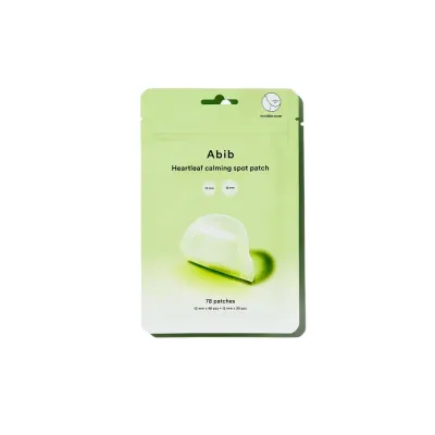 Патчи точечные Abib Heartleaf Calming Spot Patch успокаивающие, против несовершенств, гидроколлоид, 78 шт