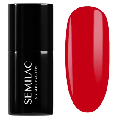 Гель-лак для ногтей Semilac Red Obsession Jelly Raspberry 796 малиновый, глянцевый, 7 мл