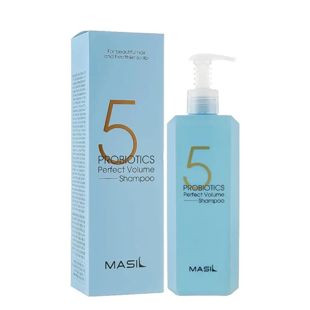 Шампунь для волос MASIL 5 Probiotics Perfect Volume для объёма с пробиотиками, 500 мл