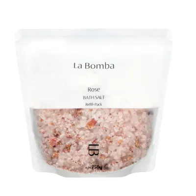 Соль для ванны La Bomba Rose с ароматом розы, рефил 750 г