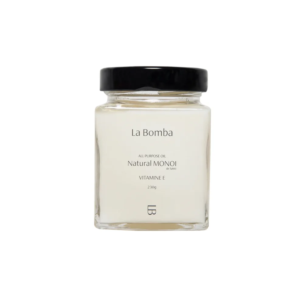 Масло для тела и волос La Bomba Natural Monoi Vitamine E многофункциональное, кокос и гардения, 230 г