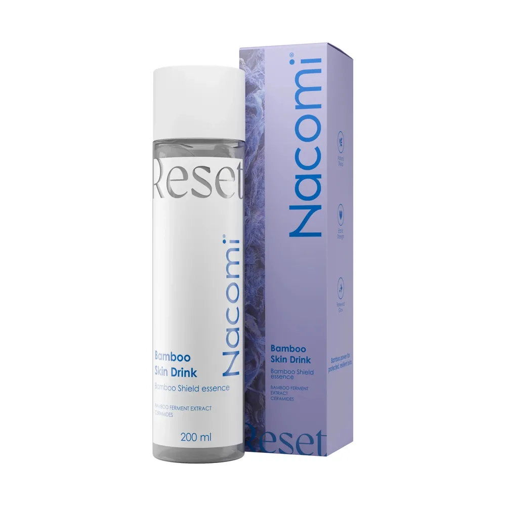 Эссенция для лица Nacomi Hydra Obsession Bamboo Skin Drink защитная увлажняющая, бамбук и церамиды, 200 мл