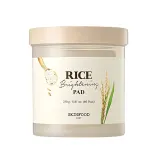 Патчи для лица Skinfood Rice Brightening тонер-пэды с ферментированным рисом для сияния, 60 шт — фото 1