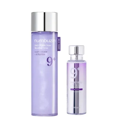 Набор для лица Numbuzin No.9+ NAD+ Bestseller Set тонер и эссенция, для тонуса и сияния кожи, 50 мл