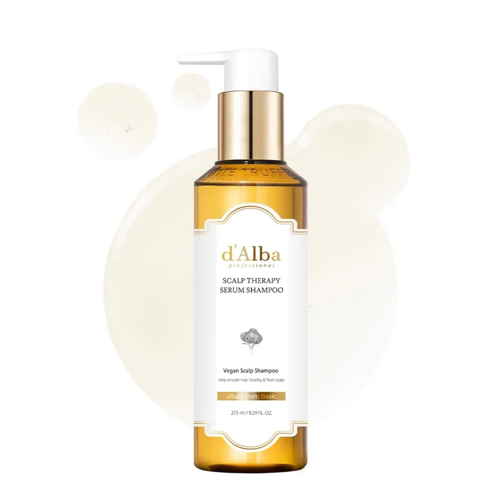 Шампунь для кожи головы d'Alba Professional Repairing Scalp Therapy Serum Shampoo восстанавливающий, с трюфелем и ментолом, 275 мл
