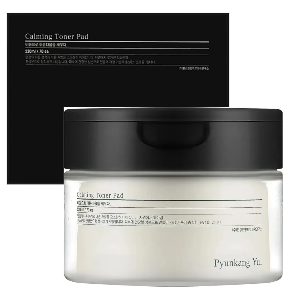 Пэды для лица Pyunkang Yul Calming Toner Pad тонизирующие успокаивающие, для чувствительной кожи, 70 шт