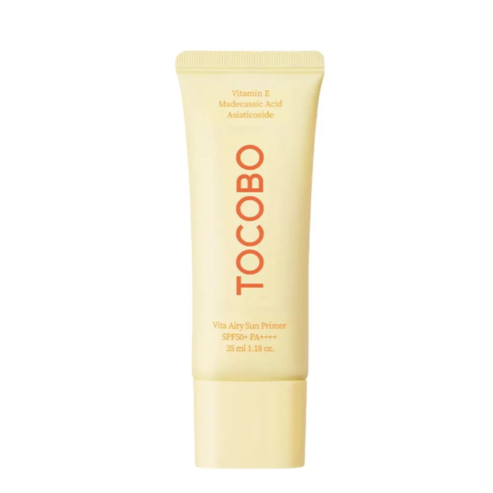 Солнцезащитный крем-база TOCOBO Vita Airy Sun Primer SPF50+ PA++++ матирующий, база под макияж, 35 г