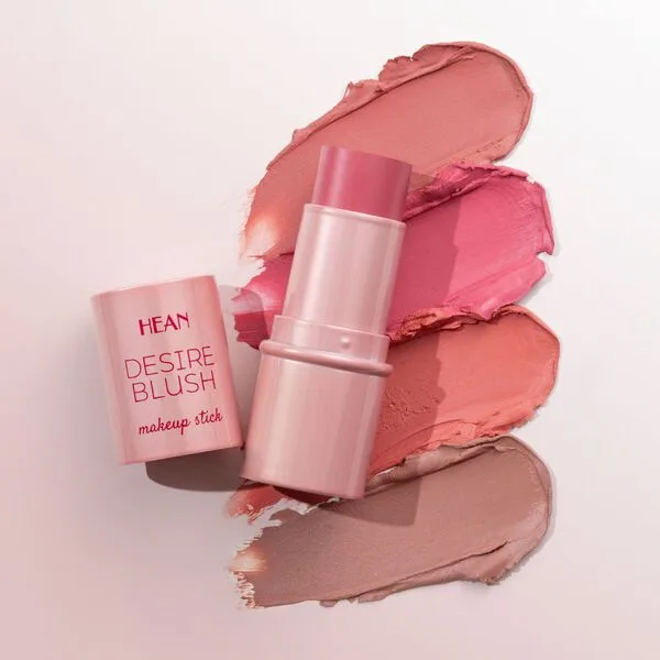 Румяна-стик для лица Hean Desire Blush кремовые коричнево-розовые Mocha Kiss, 6 г
